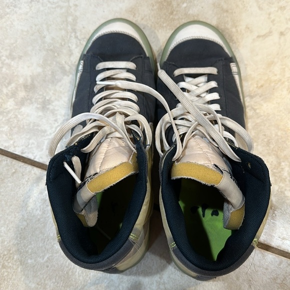 Nike Blazer Mid 77 Move To Zero Sneakers Armory Navy Patchwork 9.5 main image 8